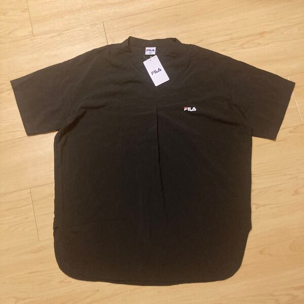 FILA 半袖カットソー 半袖Tシャツ Lサイズ 吸水速乾 接触冷感 UVカット