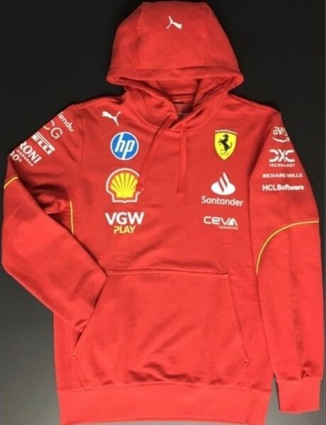 【F1チーム支給品】2024年フェラーリドライバーフーディー