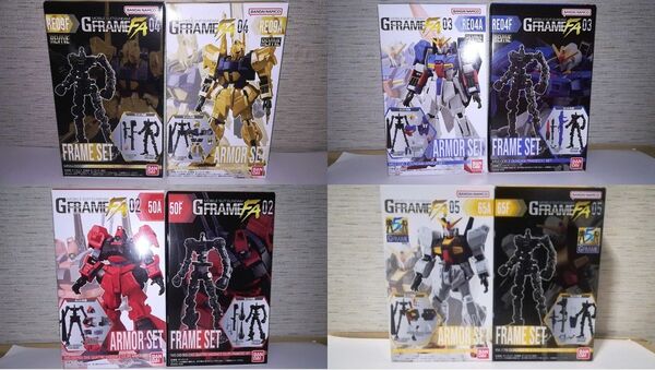 機動戦士ガンダム GフレームFA 02 03 04 05 リック・ディアス Zガンダム 百式 ガンダムMk-II(エゥーゴ仕様)