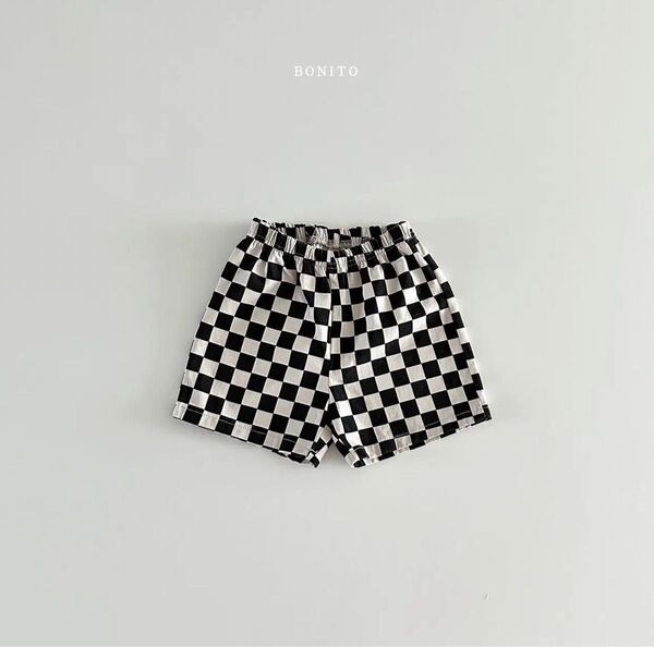 BONITO/チェックブロックハーフパンツ