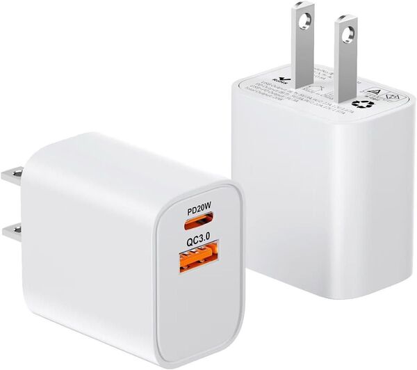 iphone 充電器pd 20w 急速充電器 type-c【PSE認証済2個セット】 USB PD/QC3.0対応 Gen2搭載