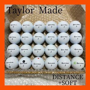 Taylor Made テーラーメイド*ロストボール ゴルフボール DISTANCE+SOFT 白のみ 24球