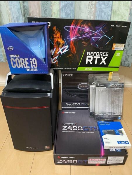 i9-10900K&RTX3060ti搭載★モンスタ動作★ゲーミングPC★メモリ32G/SSD1T/無線LAN/Win11pro