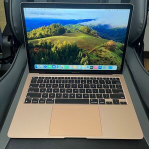 ほぼ新品 MacBookAir M1 2020 ゴールド 13インチ 512GB