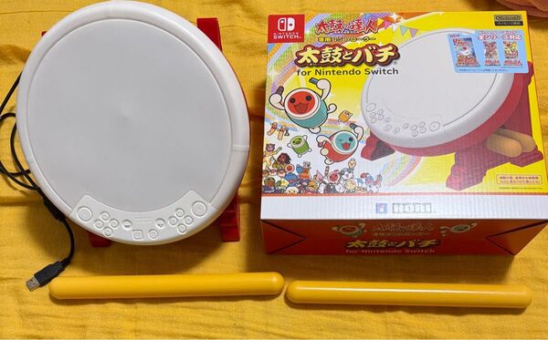 太鼓の達人 専用コントローラー 太鼓とバチ for Nintendo Switch NSW-079