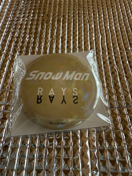 SnowMan RAYS 非売品缶バッジ