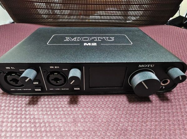【訳あり】MOTU M2 USBオーディオインターフェース オーディオインターフェイス 配信機材 音楽機材