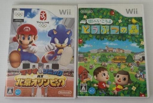 マリオ&ソニック AT北京オリンピック&どうぶつの森■任天堂■wiiソフト
