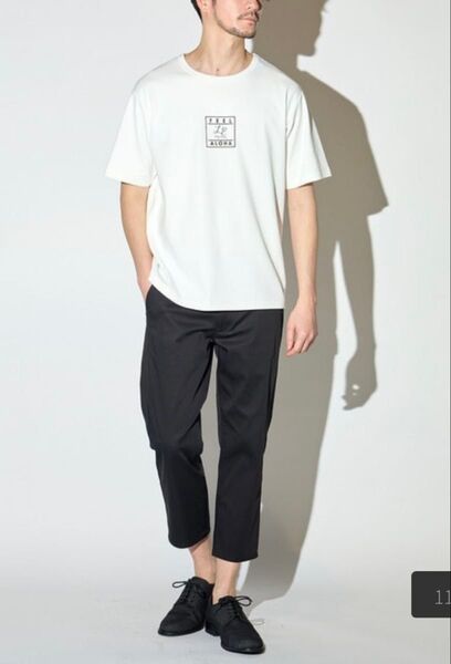 【Lilly&Emma×UNION STATION/リリー&エマ】別注プリント/Tシャツ/白/ロゴ/by men’s’ bigi