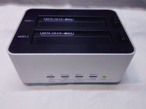 玄人志向 SSD/HDDスタンド 2.5型&3.5型対応 USB3.0 KURO-DACHI/CLONE/U3 コピー&クローン
