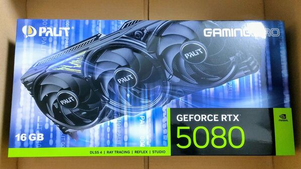 【新品未開封】 Palit NVIDIA GeForce RTX 5080 GamingPro GDDR7 16GB パリット
