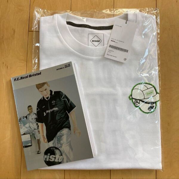 新品 F.C.Real Bristol × paper boy Logo Tシャツ サイズL ペーパーボーイ