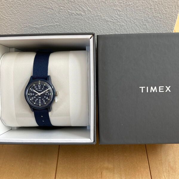 新品 未使用品 TIMEX Camper 29mm 日本限定 ネイビー タイメックス キャンパー