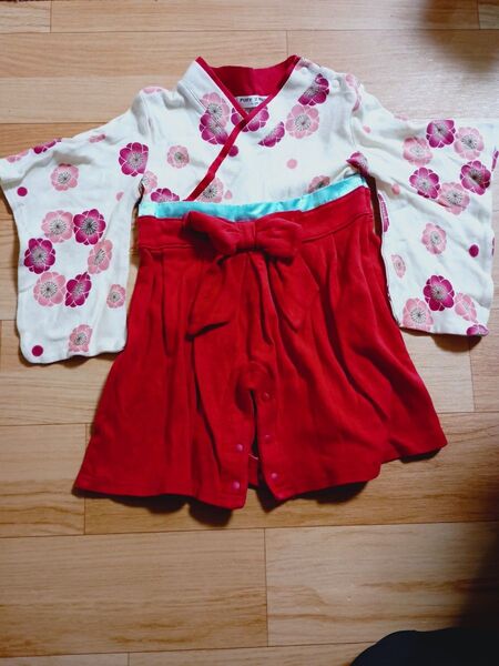 袴ロンパース 70サイズ