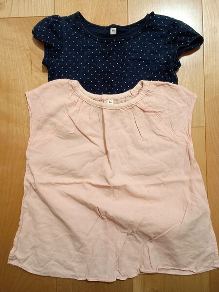 無印良品 女の子 トップス 2枚セット 80・90サイズ