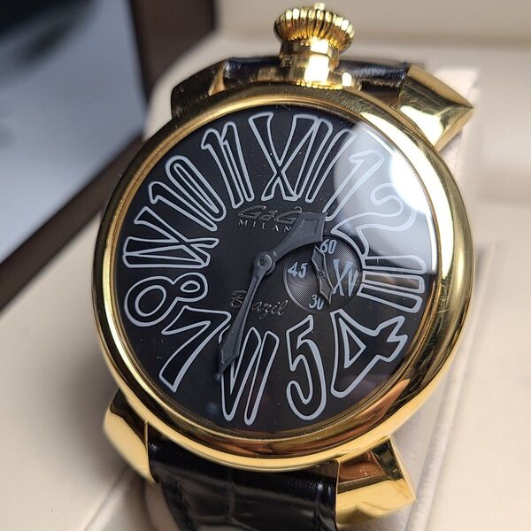 正規品 GaGa MILANO ガガミラノ マニュアーレ46MM スペシャル エディション 稼働品 腕時計