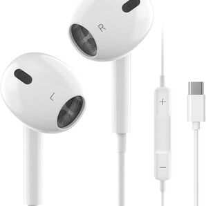 イヤホン タイプc イヤホン【2025年新バージョン iPhone15/16対応】 有線 ノイズキャンセリング 重低音 通話可能