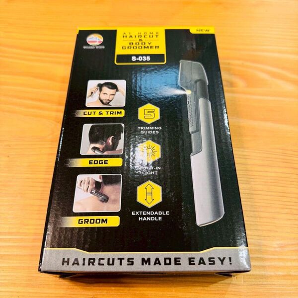 新品◇バリカン 髭トリマー ヘアカッター 電動バリカン 髭剃り 電気シェーバー 伸縮可能 アタッチメント ライト 防水