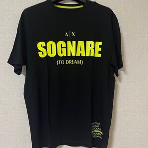 【極美品】アルマーニエクスチェンジ メンズ 半袖 Tシャツ プリントロゴ