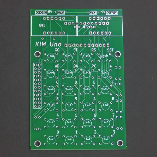 Arduino Pro Mini による KIM 1 クローン マイコン プリント基板 緑色 6502 注意点あります eb9dw