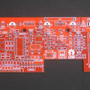 uTerm 製作用 プリント基板 赤色 Z80-MBC2の VT100 ライクなターミナル マイコン VGA PS/2 V20 68K シリアルUSB STM32F030F4P6 ec497