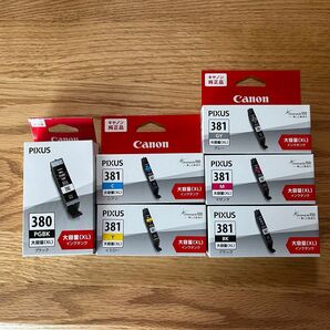 Canon 純正 インクカートリッジ 381 380 6色セット 新品未使用