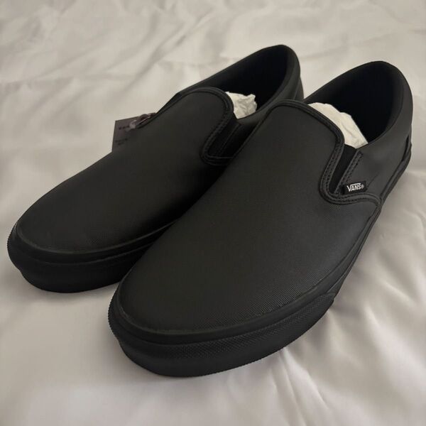 VANS V98CF WR SLIP ON PU スリッポン バンズ ブラック US13 31cm 新品未使用 大きいサイズ