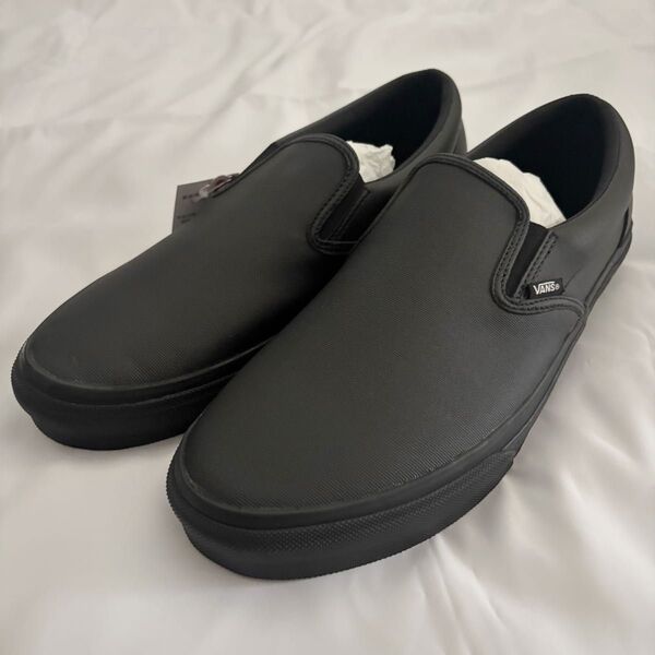 VANS V98CF WR SLIP ON PU スリッポン バンズ ブラック US13 31cm 新品未使用 大きいサイズ