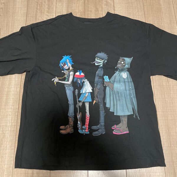 H&M エイチアンドエム gorillaz ゴリラズ Tシャツ バンドT ビックシルエット oversized fit