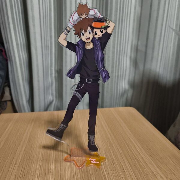 家庭教師ヒットマンREBORN!ひこくじ ツナ&リボーン BIGクリアスタンド