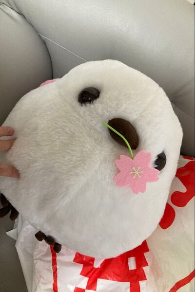 新品タグ付/送料込 BIGシマエナガ 単品ピンク