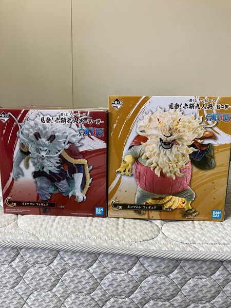 一番くじ ワンピース 見参! 赤鞘九人男 ネコマムシ イヌアラシ フィギュアセット