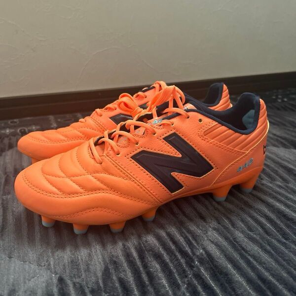 ニューバランス newbalance 442 PRO HG サッカー スパイク 2E オレンジ 24.5cm ヨンヨンニ