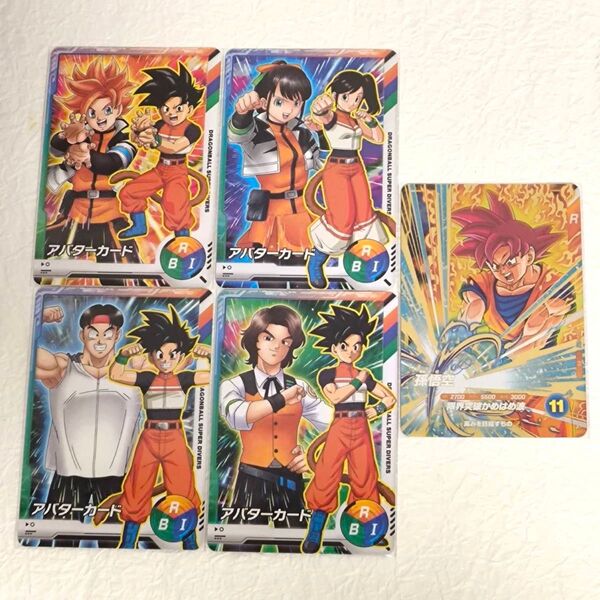ドラゴンボールスーパーダイバーズ アバターカード ミナト ハル ルイ こうぺえ