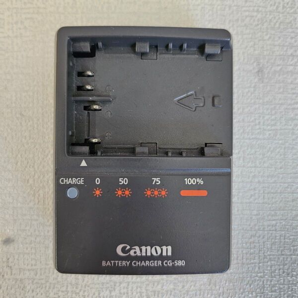 Canon バッテリーチャージャー CG-580 充電器 キヤノン ビデオカメラ
