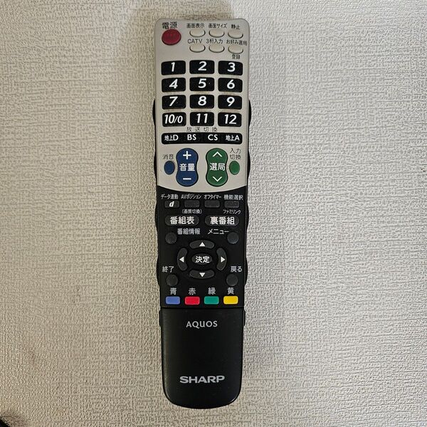 SHARP AQUOS GA835WJSA テレビ用 リモコン