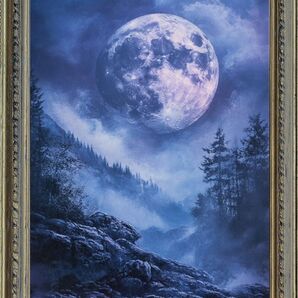 P057 フォーチュン・ナイト 幸運引き寄せ【開運絵画風ヒーリングアート】