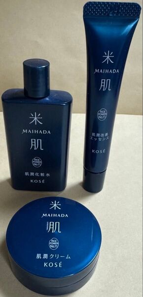 米肌 化粧水 改善エッセンス クリーム トライアルセット 3点セット