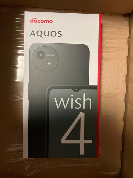AQUOS wish4 SH-52E 6.6インチ メモリー4GB ストレージ64GB ブラック ドコモ