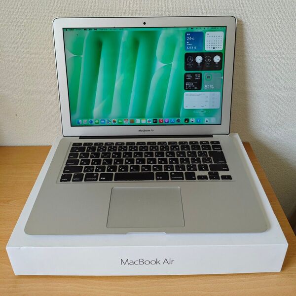 Macbook Air 13インチ 2017年モデル SSD 256 Windowd 11 Office 2021 箱、充電器