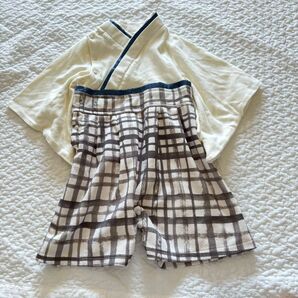 着物 ロンパース 男の子 お宮参り 和装 お食い初め