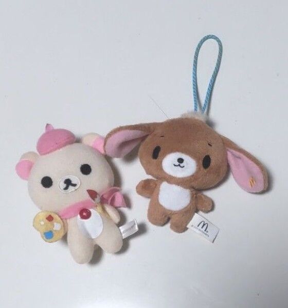 サンリオ コリラックマ シュガーバニーズ くろうさ ぬいぐるみマスコット 非売品 セット