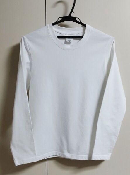 LACE LADIES クルーネック長袖Tシャツ 白 S