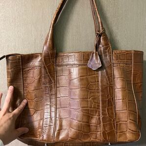 【最終価格】アニアリ aniary レザートートバッグ クロコ柄
