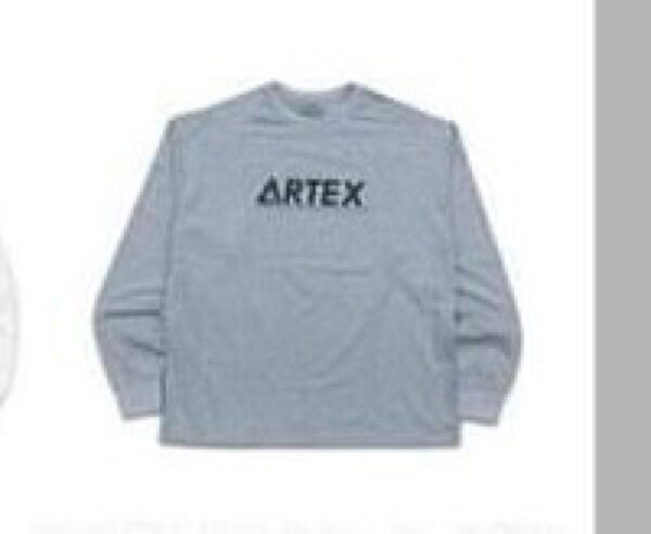 【新品未使用】DRT ARTEX LOGO T-shirtロゴTシャツ半袖グレーLサイズ