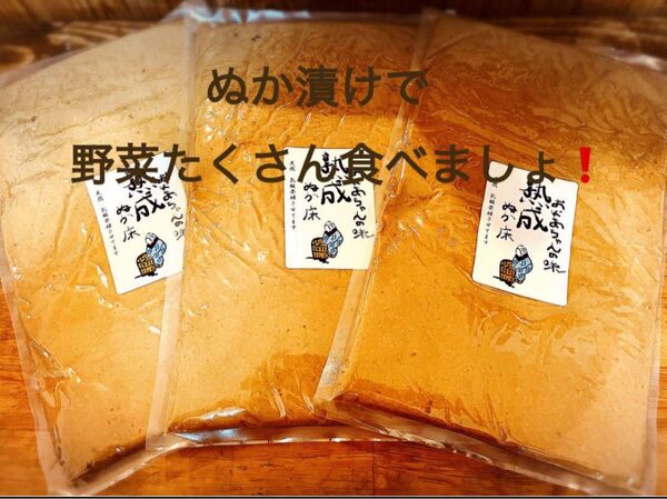 美味しい 熟成ぬか床 野菜たくさん食べれます②