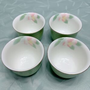 湯呑み 4個セット 深川製磁 金彩 茶器0047