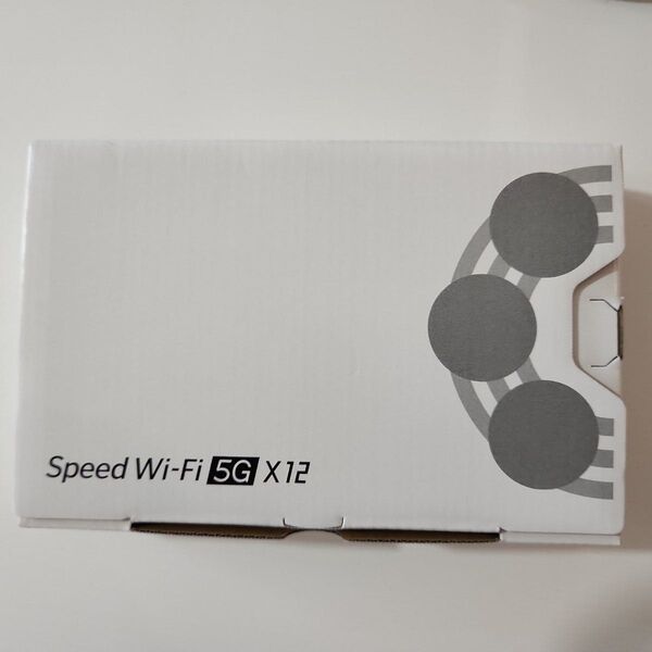 Speed Wi-Fi 5G X12 ブラック