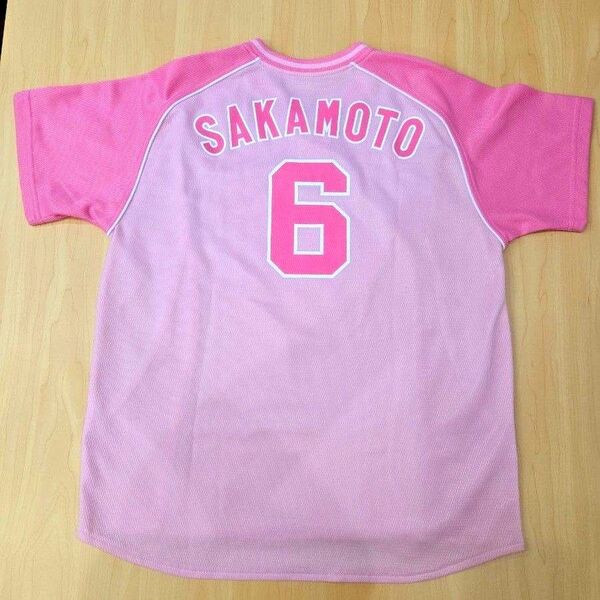 読売ジャイアンツ 坂本勇人 ヘンリーネックユニフォームTシャツ レディースフリーサイズ
