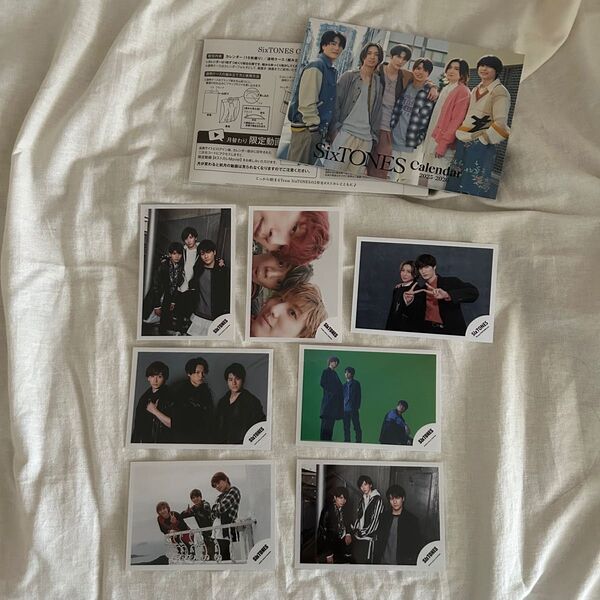 SixTONES 京本大我 ジェシー 森本慎太郎 田中樹 松村北斗 髙地優吾 公式写真 カレンダー 2025ー2026